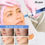 Dr pen A11 Efekt Mezoterapia Mikroigłowa przed i po