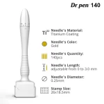 Dr Pen 140A Derma Stamp Mezoterapii Mikroigłowej 0-3 mm długość igły