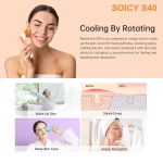 SOICY S40 Metal Ice Roller do lodu do twarzy, oczu, ciała